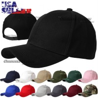 Plain Snapback Curved Visor Baseball Cap Hat Solid Blank Plain Color Caps Hats  eb-59561123
